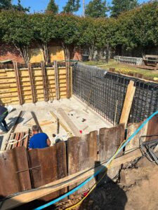 Basement construction in Beaconsfield, Buckinghamshire – project photo 1